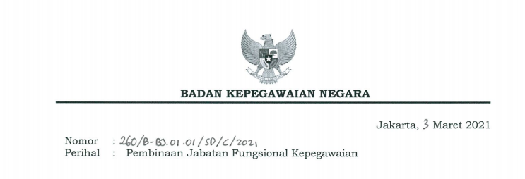 Pembinaan Jabatan Fungsional Kepegawaian