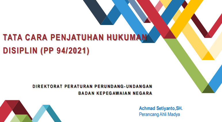 Tata Cara Penjatuhan Hukuman Disiplin